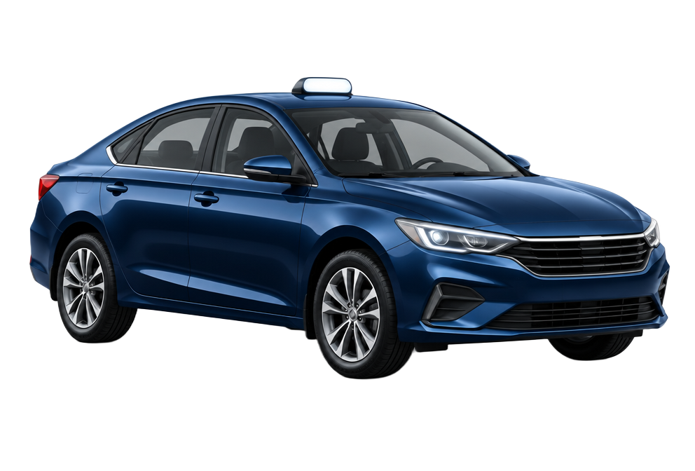Ilustração de motorista de app carro